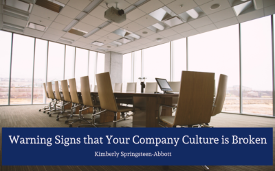 Warning Signs that Your Company Culture is Broken